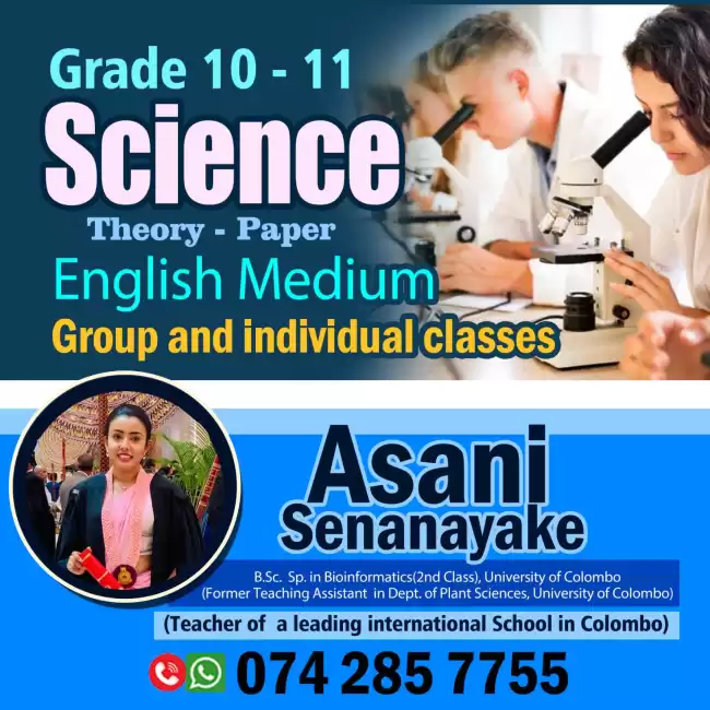 Ordinary Level - Science (Theory and Paper classes)