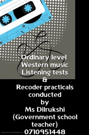 ORDINARY LEVEL WESTERN MUSIC LISTENING & PRACTICAL TEST PREPARATION CLASSES