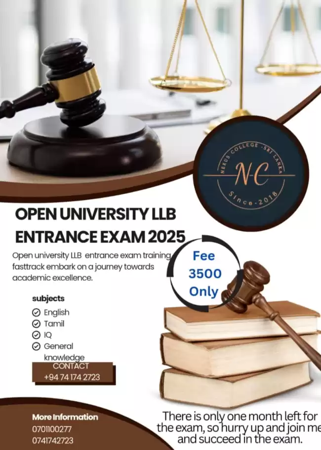 OUSL llb Entrance RAPID COURSE