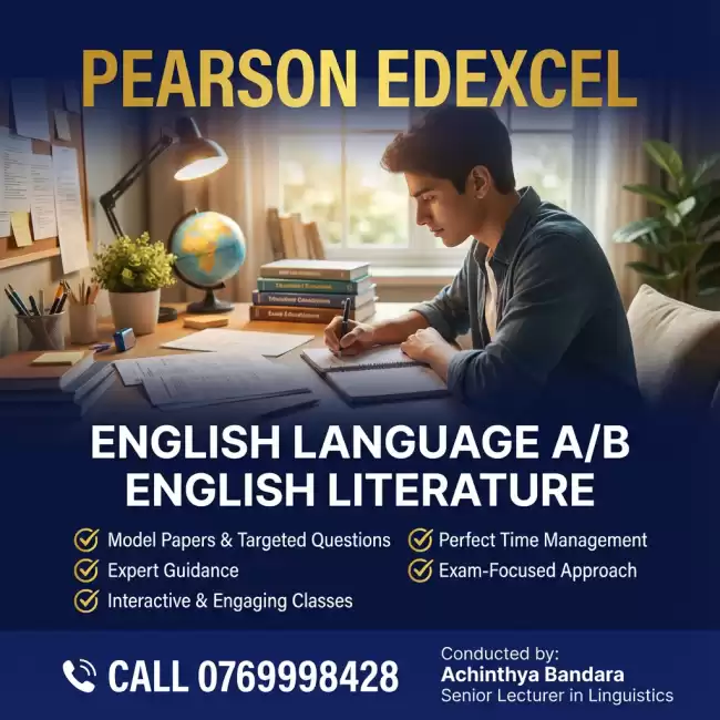 ⛔PEARSON EDEXCEL ENGLISH O/L - 2026/2027