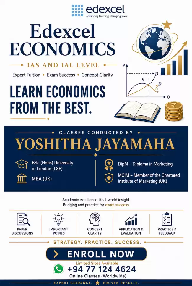 Pearson Edexcel International A Level Economics Tutor