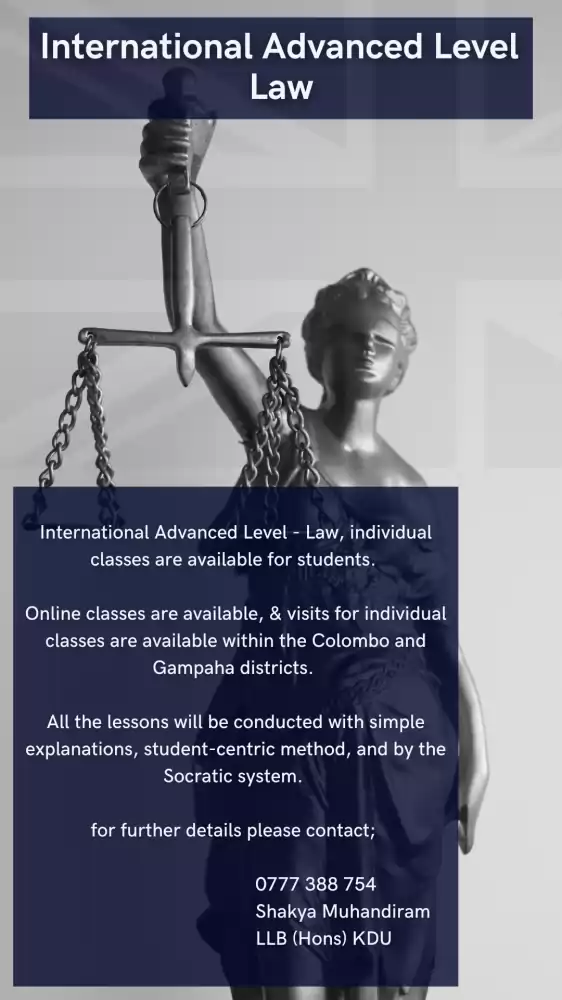 Pearson Edexcel - International Advanced Level - Law