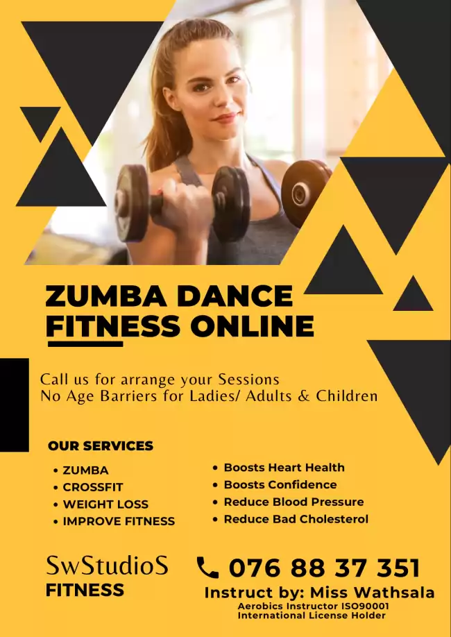 Personal Fitness Training Zumba Dance Class Individual Online Classes for Ladies Kids and Children Dancing ONLINE