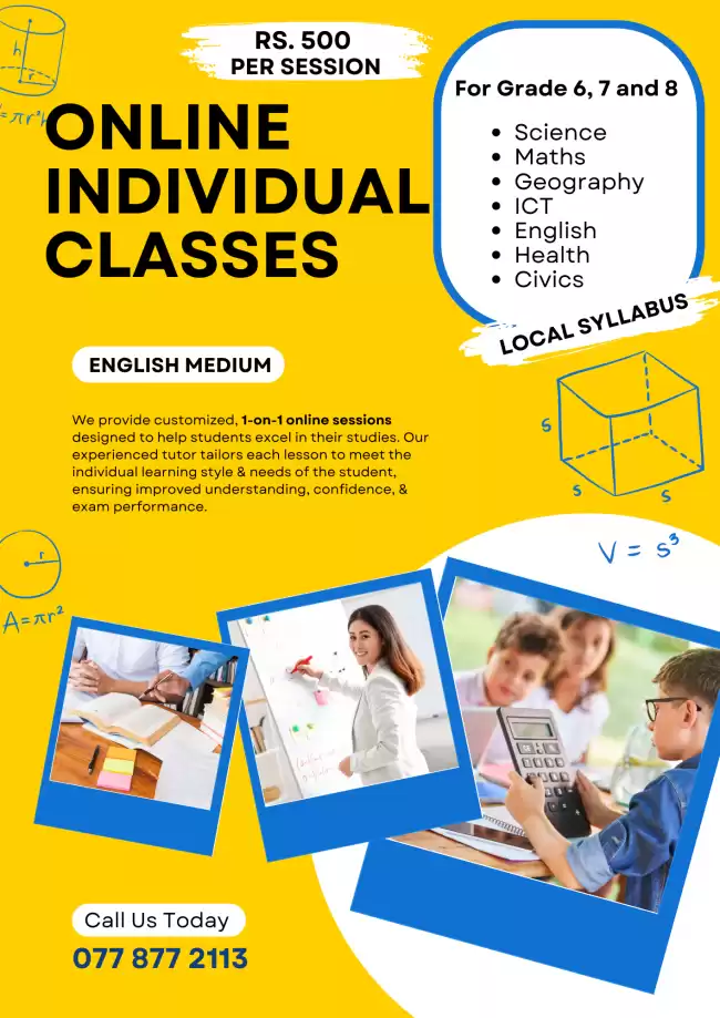 Personalized Online Tutoring for Grades 6 - 8 | Local Syllabus