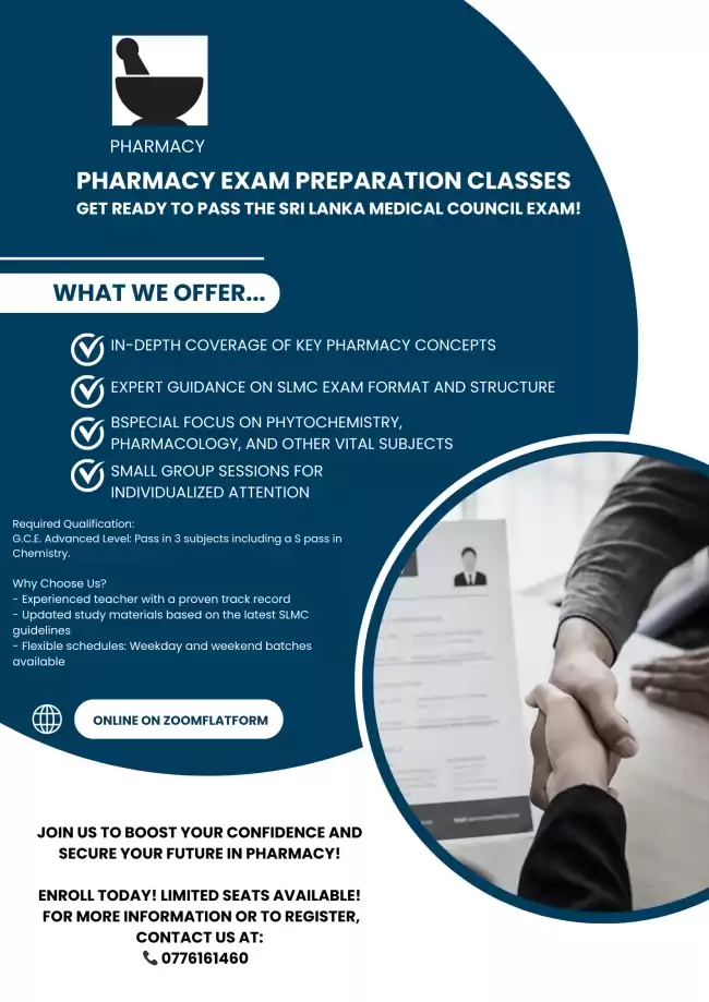 PHARMACY CLASSES