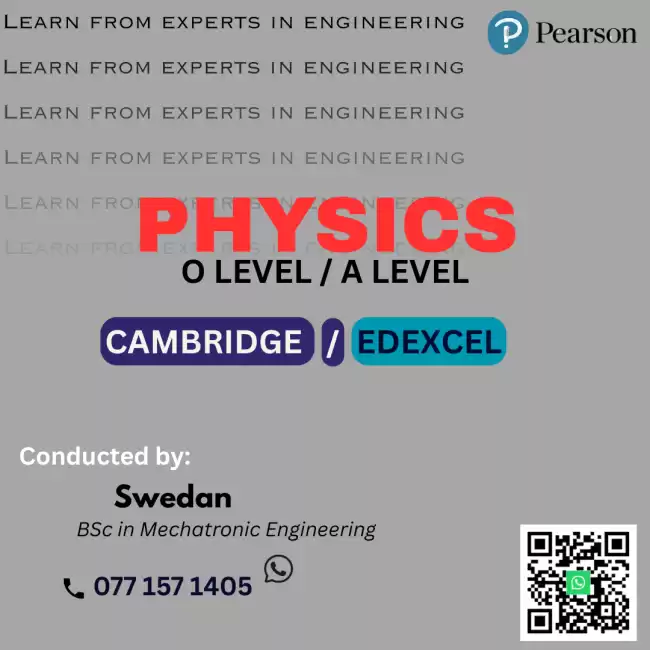 PHYSICS EDEXCEL & CAMBRIDGE A LEVEL CLASSES