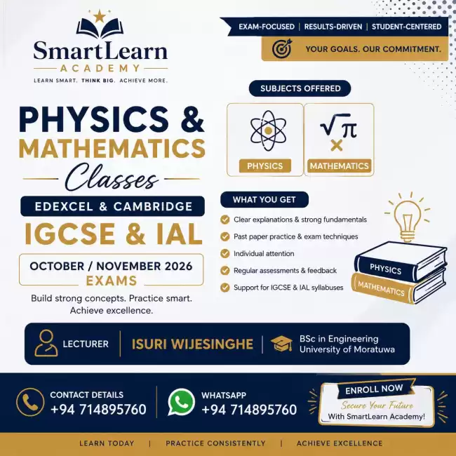 Physics & Mathematics Classes for Edexcel & Cambridge IGCSE | IAL