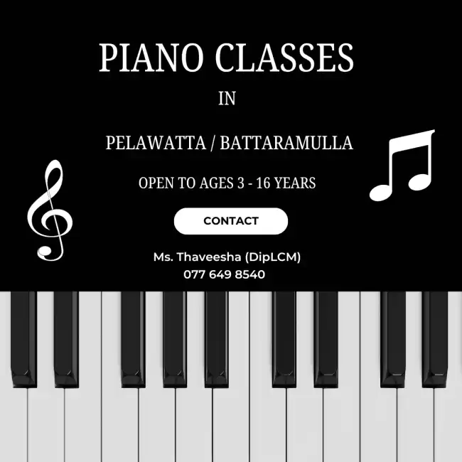 Piano Classes for Kids in Pelawatta / Battaramulla