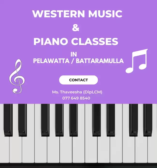 Piano Classes (Western Music) In Pelawatta / Battaramulla