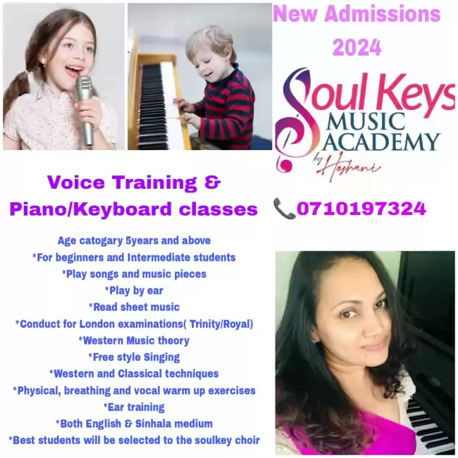 Piano / Keyboard and Vocal Classes