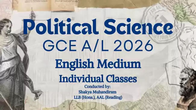 Political Science English Medium Online/ Physical