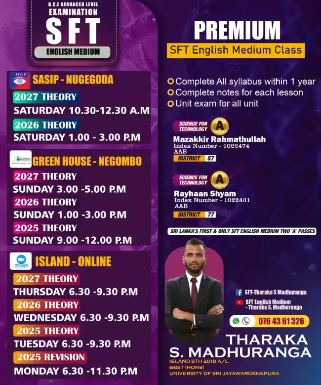 Premium SFT - English Medium