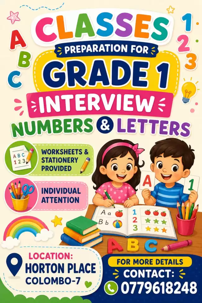 Preparing children for Grade 1 interview