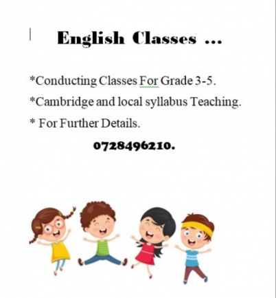 Primary English classes