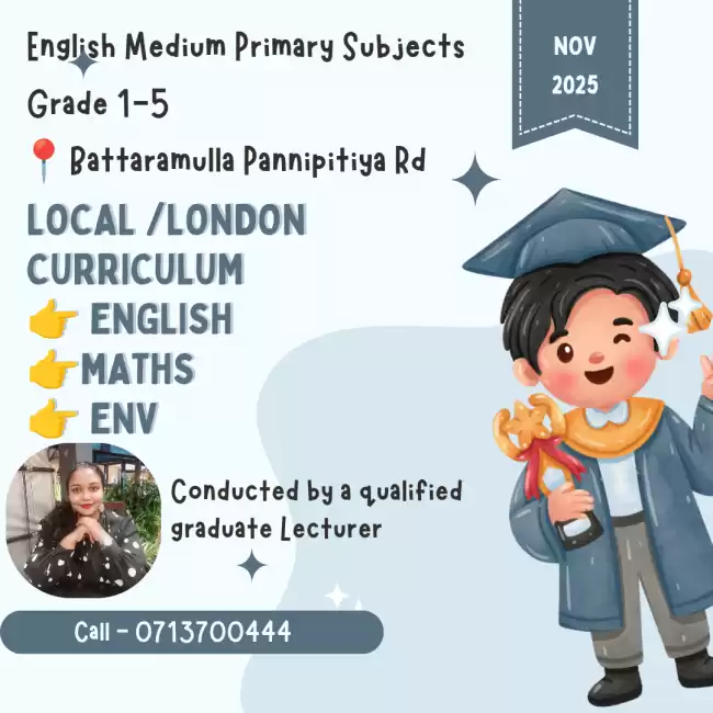 Primary English Medium Subjects