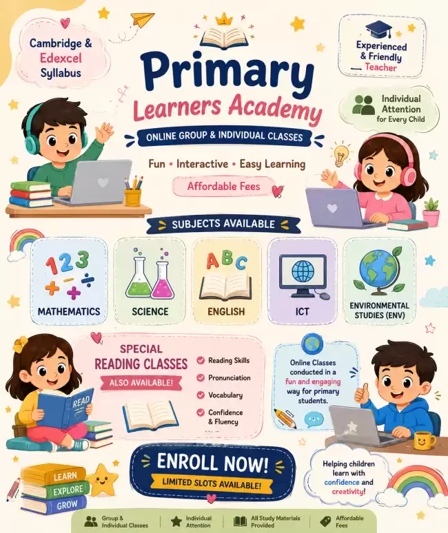 Primary grade education (local) ( international)