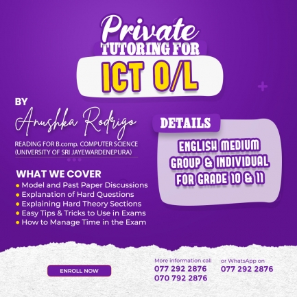 Private ICT tutoring