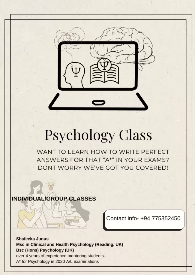 PSYCHOLOGY CLASSES FOR EDEXCEL AND CAMBRIDE CURRICULA