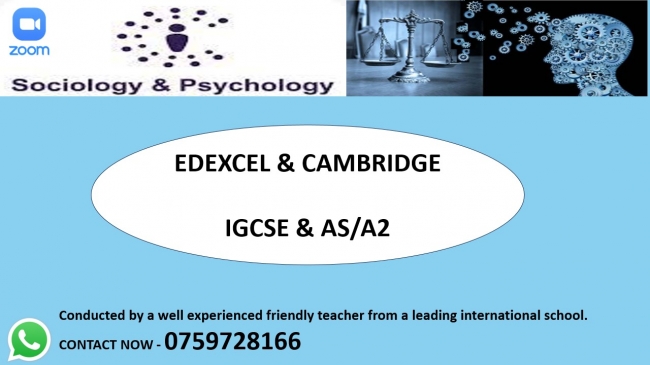 Psychology & Sociology - Edexcel/Cambridge (O/L,AS & A2)