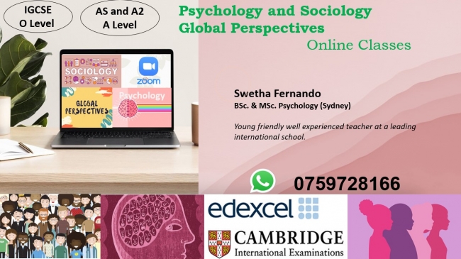 Psychology, Sociology & Global Perspective - O/L And A/L (Edexcel/Cambridge)