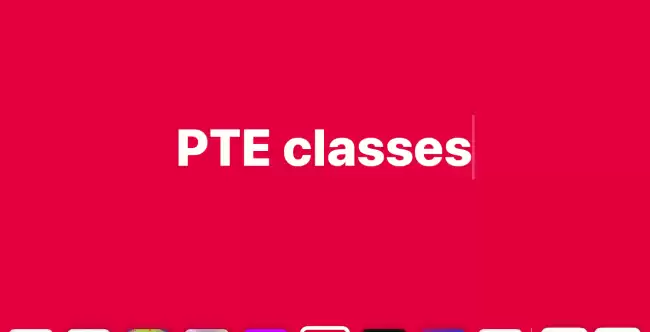 PTE classes