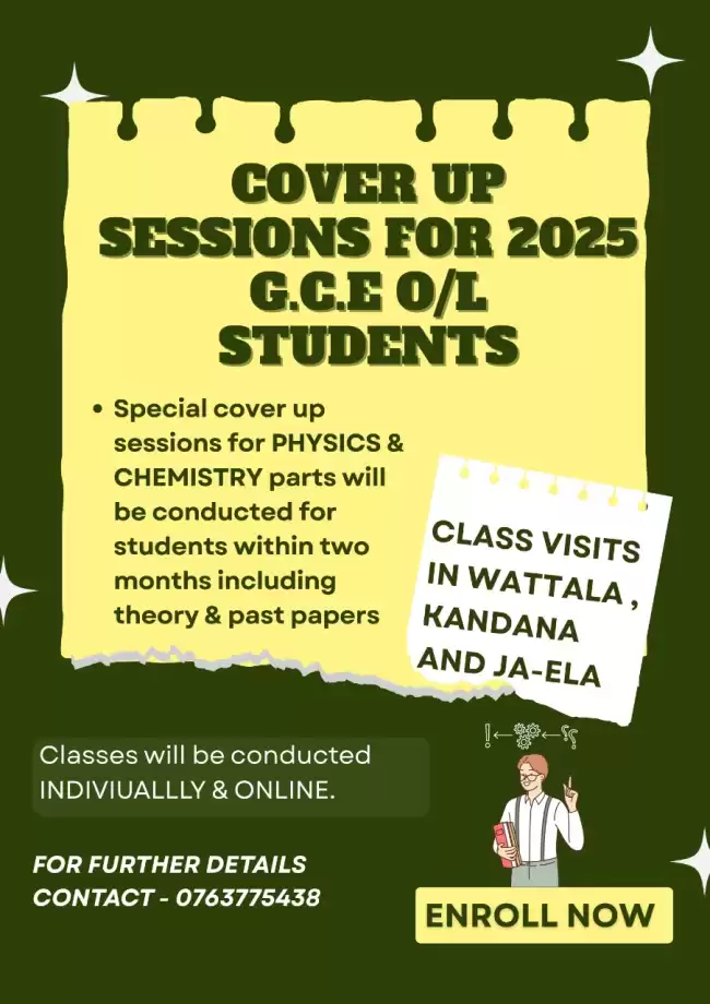 Quick revision classes for Ol students