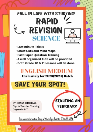 Rapid Revision For 2023 (2024) O/L