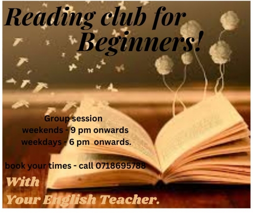 READING CLUB FOR BEGINNERS !