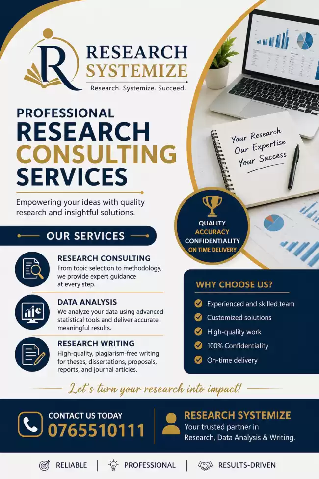 Research Consulting and Writing Services