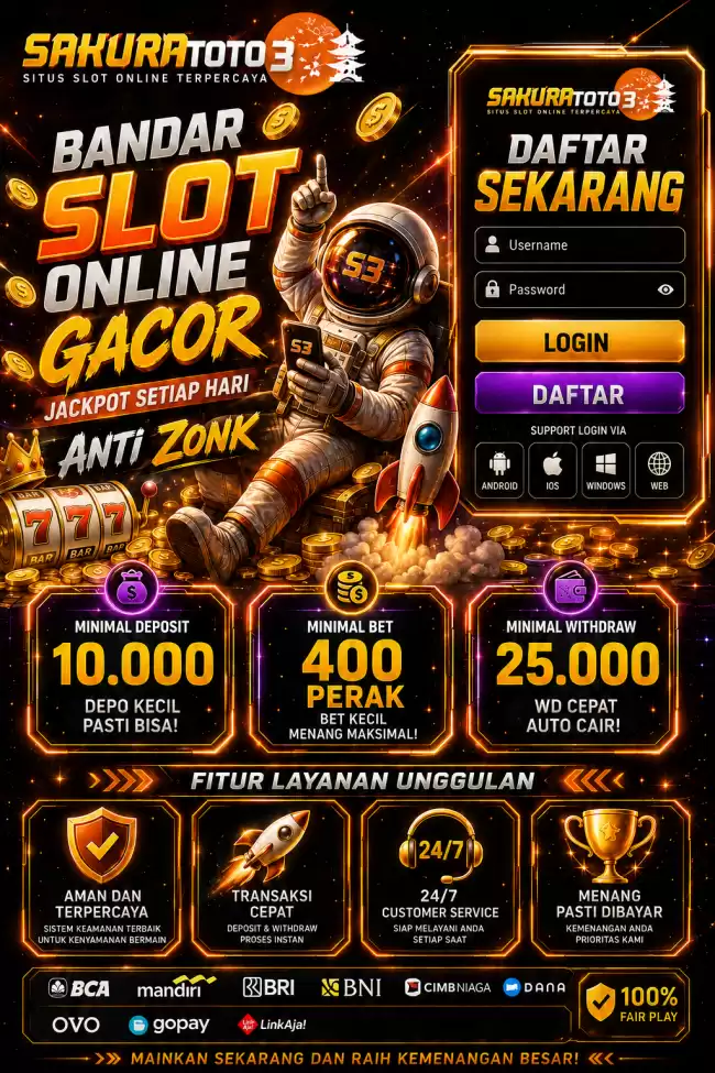 SAKURATOTO3 – Platform Slot Online dengan Beragam Pilihan Permainan
