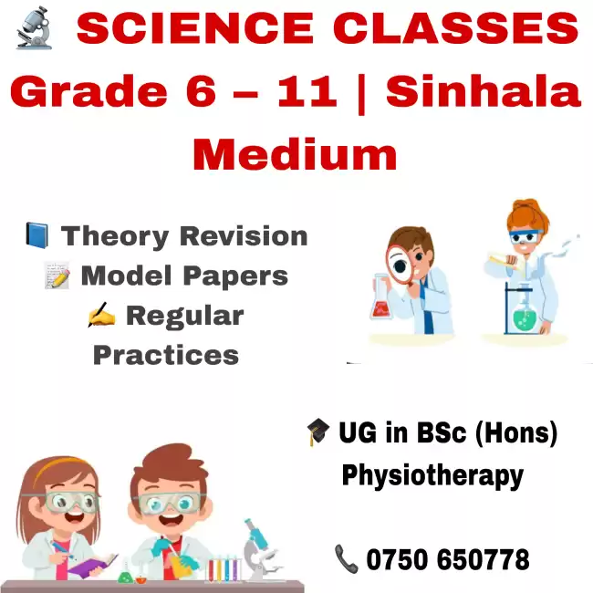 Science class for 6-11 students