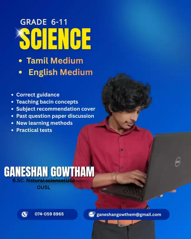 Science class for grade 6 to 11