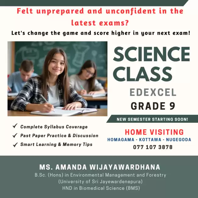 Science Class | Home Visiting | Edexcel | Grade 9