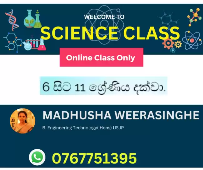 Science Class Online  - Grade 6 - 11