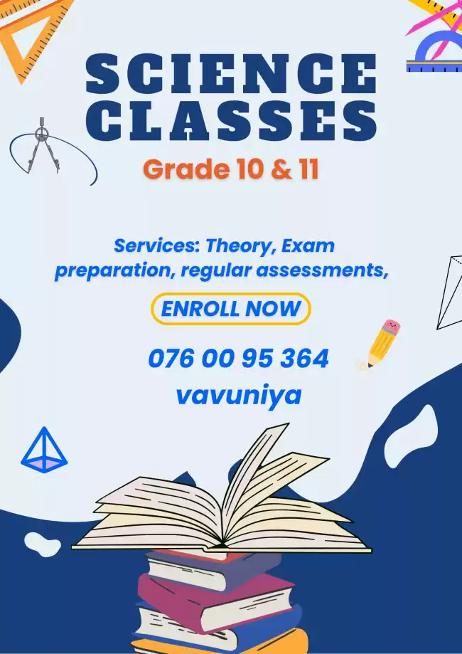 SCIENCE CLASS - Vavuniya