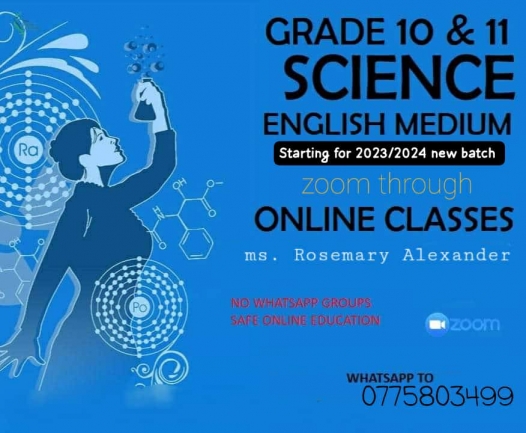 Science Classes For English Medium OL students