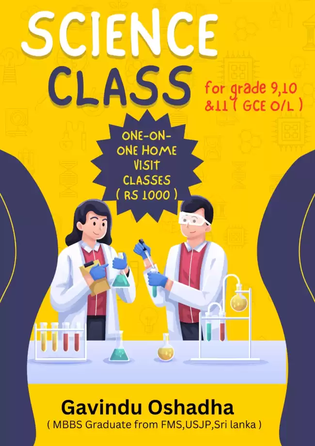 Science classes for GCE O/L