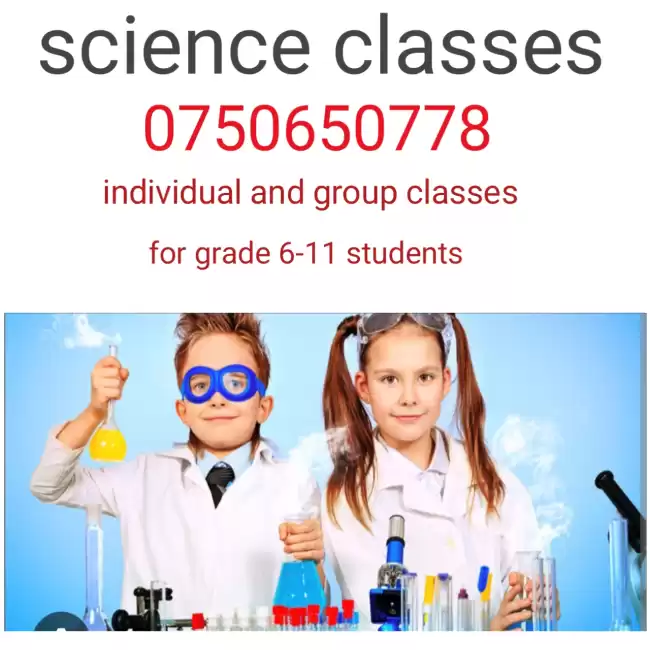 Science classes for grade 6-11 students