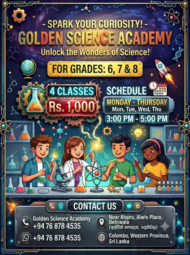 Science classes online or physical