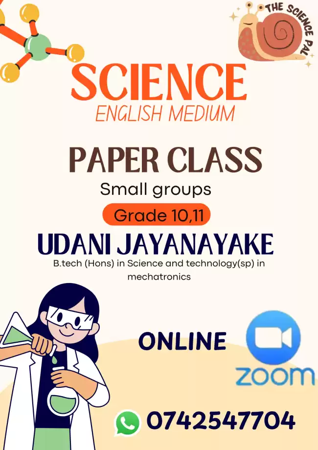 Science English medium Paper class