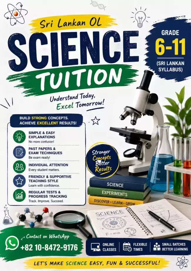 Science for grade 6 - 11