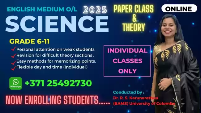 Science / Health - Online - O/Level - (Grade 6-11)