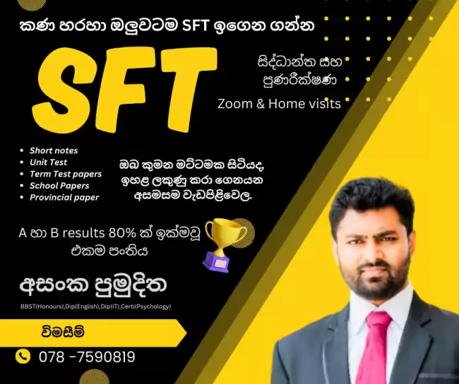 තාක්ෂණවේදය සඳහා විද්‍යාව - SFT(Online)