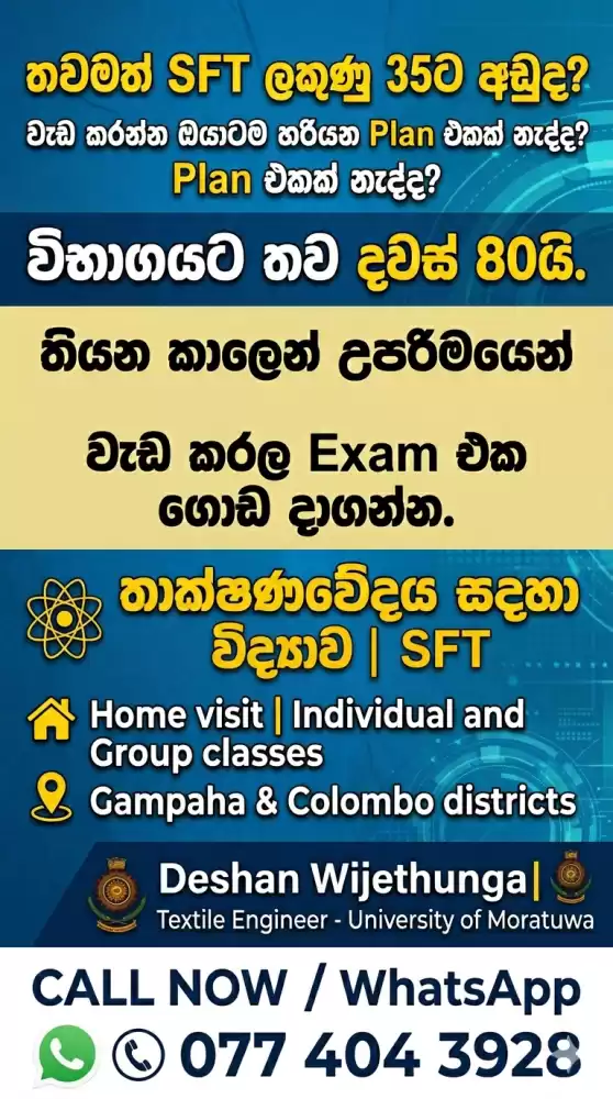 SFT - Theory / Revision / Paper Classes