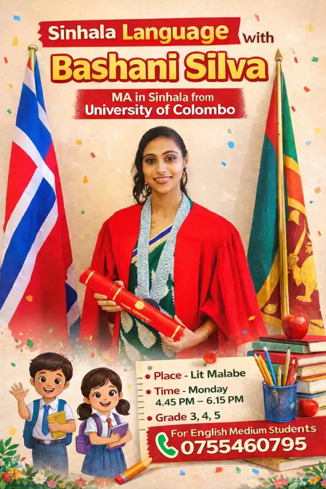 Sinhala Classes for International students