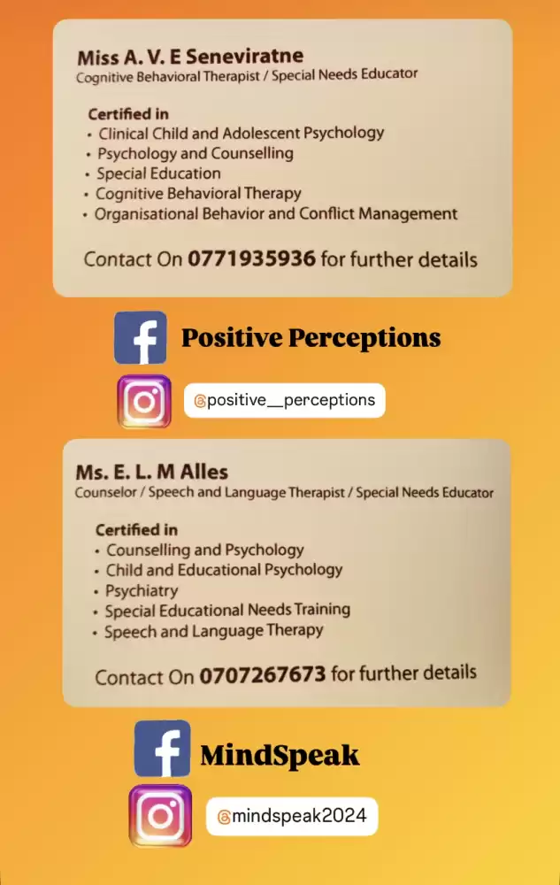 Special Needs Education, Counselling, Therapies & Individual Tuition