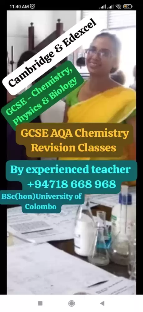 Special paper classes for GCSE AQA (physics/chemistry)