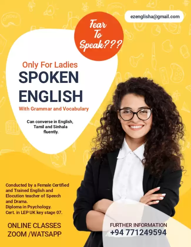 Spoken And Academic English for Girls and Ladies