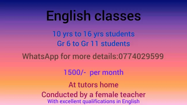 SPOKEN ENGLISH CLASS for children
