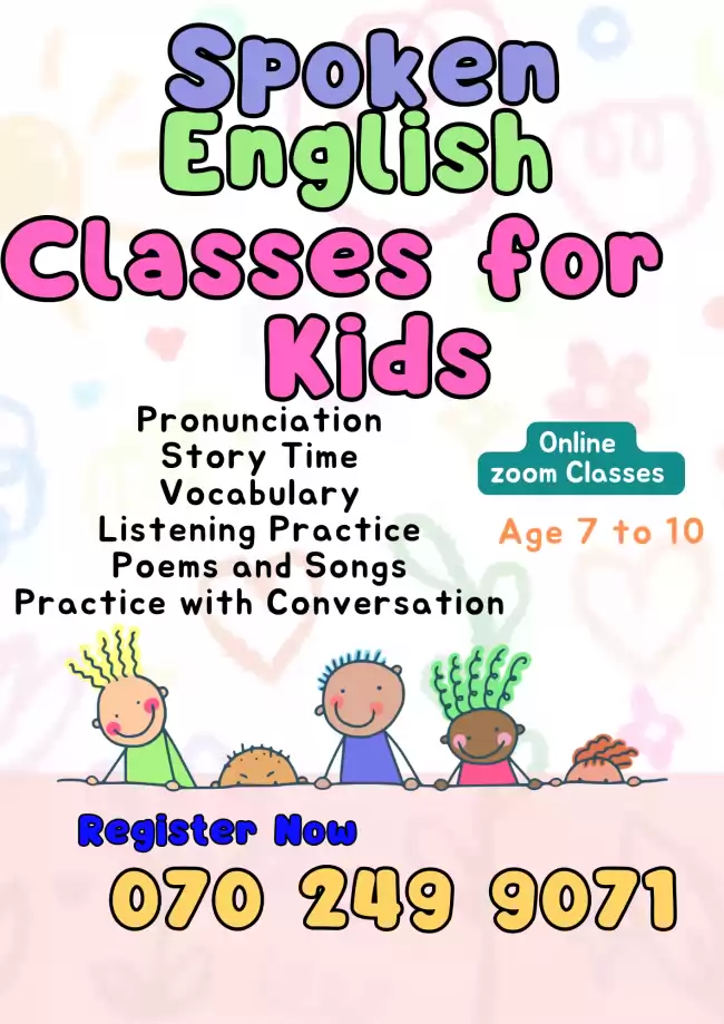 Spoken English Class for Kids